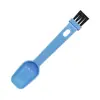 Fabricante Atacado Spot Pó Colher Medidora Pequena Plástico Remoção de Poeira Escova Pequena com Balança Colher Pequena Escova de Limpeza
