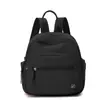 Bolso Pequeño de Doble Hombro Simple y Elegante con Múltiples Bolsillos Hebilla de Moda Mochila Ligera Casual para Estudiante