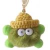Piel sintética de visón Muñeca Bola de Carbón Pequeña Colgante Muñeca de Pareja Llavero para Bolso Llavero para Mochila Versátil y Linda