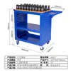 Carro de Herramientas Bt40 Estante Portafresas con Ruedas Gabinete Gabinete de Herramientas de Alta Resistencia Hsk63A Estante Engrosado
