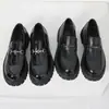 Zapatos Grandes para Adolescentes 2024 Mocasines Slip-on Plataforma Aumentadores de Altura Zapatos de Cuero para Hombres Bajitos Zapatos de Talla Grande Transfronterizos