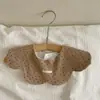 Babero para Saliva de Bebé Algodón Puro Waffle Coreano Absorbente para Bebé Otoño e Invierno Babero Engrosado Babero Suave de Pétalo