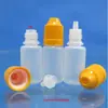 Botella gotero con tapa de rosca a presión de 3 ml a 50 ml, Botella para pegamento de pestañas postizas, Tapa de seguridad para niños, Botella de plástico vacía exprimible