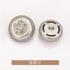 Botões de Metal Duplo Leão Costurados à Mão Estilo Chanel para Casacos, Botões de Metal para Roupas, Casacos Trench, Jaquetas, Suéteres, Tricôs