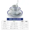 Tigela de melamina Kaibaiya imitação de porcelana ponta da língua plástico chinês tigela grande wonton macarrão de arroz macarrão ramen tigela de sopa comercial