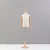 Maniquí Infantil de Medio Cuerpo para Niños Pequeños Exhibidor de Ropa para Muñecas Infantiles Estante Principal para Escaparate de Tienda de Ropa Infantil