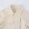 Ropa de mujer transfronteriza al por mayor 2026 otoño nuevo estilo europeo y americano diseño nicho holgado corto gabardina 3811242