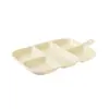 Bandeja de Preparación de Alimentos de 5 Compartimentos, Organizador de Ingredientes Dividido, LZ-2926