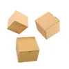 Caja de Almacenamiento de Cartón Corrugado de Piel de Vaca Empaque para E-Commerce Caja Pequeña Cartón Cuadrado Fondo con Pestañas Caja Plegable Stock Listo Otros