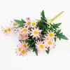 7 Ramas Margarita Pequeña Estilo Pastoral Decoración del Hogar Accesorios para Fotografía Ramo Pequeño de Flores Flores Artificiales Flores Falsas Crisantemo Silvestre