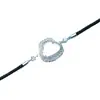 Pulsera Chapada en Plata 925 con Dijes de Buda DIY Base de Cobre Sin Incrustaciones Cadena de Cuentas de Jade Buda Maitreya Estilo Chino