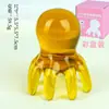 Peine Masajeador de Pulpo para Cabeza y Cuero Cabelludo Acupunto Meridiano Masajeador, Peine Masajeador de Pulpo Portátil de Dientes Anchos