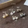 Pendientes de Perla Rosa de Alta Calidad con un Diseño de Nicho de Alta Gama, Lujo Ligero, Estilo Versátil y Popular, Pendientes y Accesorios para Orejas al por Mayor