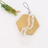 Corrente de Celular com Pingente de Pedras Naturais Amethysta Triturada Estilo Ins Lanyard para Celular Acessórios de Decoração DIY Atacado