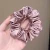 Elástico de Cabelo de Cetim Estilo Coreano, Alta Elasticidade, Suave com o Cabelo, Faixa de Cabelo Retrô Francesa, Rabo de Cavalo Versátil para Meninas
