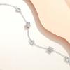 Jin Hongyu Números Romanos Pulsera de Cintura para Hombre Pequeño Mujeres Plata de Ley Simple Oro Rosa Estilo de Nicho ins Joyería de Mano de Alta Gama