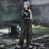 Disfraz Hip-hop para Niños Traje Estilo Hip-hop para Niñas Disfraz de Tambor Hiphop para Niños Disfraz de Moda para Danza Jazz