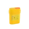 Caixa mini quadrada para instrumentos cortantes de 0,3L, recipiente para resíduos médicos com agulhas, lixeira empilhável, porta-agulhas, caixa de corte, atacado