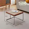 Mesa de Centro Vintage para Sala de Estar, Juego de Mesas de Té para Apartamento Pequeño, Ratán Moderno de Lujo Ligero, Acero Inoxidable Simple Ins