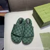Pantuflas de suela gruesa con bordado G para mujer, nuevo modelo de verano 2024, con plataforma, de una tira, comercio exterior, fábrica de exportación, venta al por mayor