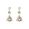Pendientes vintage de moda europea y americana, pendientes colgantes de aleación con temperamento, pendientes largos y sencillos, pendientes exquisitos con pasador de plata 925