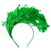 Diadema Triangular de Plumas de Carnaval Fiesta de Baile Festiva Adorno Popular para la Cabeza Disfraz