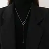 Joias Transfronteiriças Europeias e Americanas, Colar Personalizado de Corvo com Coração e Cruz de Nicho, Pingente Simples e Versátil com Micro-Enfeites, Acessórios Masculinos e Femininos