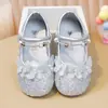 Zapatos de Princesa de Cuero para Niñas 2026 Nuevos Zapatos de Suela Suave para Niños de Primavera y Otoño Estilo Princesa Zapatos Individuales para Bebés para Guardería