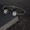 Pulseira Zircônia Super Flash Simples Coringa Feminina Luxo Leve Alto Temperamento Senso de Design Retrô Pulseira Diária Joias Atacado
