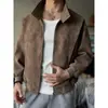 Chaqueta de Moda Otoño 2026 para Hombres y Mujeres, Estilo Retro Americano High Street, Cuello de Béisbol, Casual, Mismo Estilo para Parejas, Ropa de Abrigo Versátil