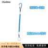En stock venta al por mayor cable de acero cuerda perdida dispositivo de control de peces cuerda anti-pérdida equipo de pesca tijeras hebilla colgante cuerda telescópica cuerda anti-pérdida para señuelo