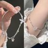 Pulsera de Cristal Imitación Ojo de Gato con Efecto Tornasolado para Mujer con Diseño de Nicho, Piedra DIY, Arena Recolectora de Luz Solar, Colgante Fino de Alta Calidad