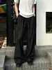 Pantalones a cuadros casuales retro americanos transfronterizos para hombre, de verano, relajados, de corte recto holgado, deportivos, de pierna ancha