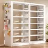 Librero de Acero Combinación de Tablero Perforado para el Hogar para Niños Piso Multicapa Estante para Libros de Imágenes Librero de Hierro Estante de Almacenamiento