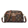 Bolso Retro para Mujer de Mediana Edad 2026 Nueva Moda Estilo Mamá Bolso Cruzado Versátil Gran Capacidad Estampado Bolso de Hombro/Axila