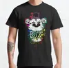 Camiseta Gráfica de Moda Five Nights at Freddy's Estampado Retro Ropa Cómoda de Manga Corta Camiseta de Verano para la Calle