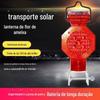 Luz de advertência solar LED noturna luz de flor de ameixa luz de cerca de obra rodoviária luz estroboscópica de cerca de canteiro de obras luz de sinalização