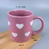 Taza de Cerámica Creativa Nueva de Amor, Taza de Cerámica Linda de Emoción Sanadora Tridimensional, Regalo de Graduación, Recuerdo