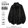 Chaqueta de cuadros estilo Chanel para hombre, otoño e invierno, chaqueta tipo camisa holgada estilo americano, top casual de moda para hombres y adolescentes
