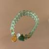 Pulsera de Color Celebrante de Internet de Flor Pequeña Femenina Mori Estudiante Pulsera de Cristal Estilo Coreano Sencilla Nicho Joyería Suministro de Puesto