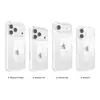 Aplicable Transfronterizo Funda de Teléfono Móvil Acrílica Transparente para iPhone17Pro Anticaída 16 Apple 17E Carcasa Espacial Cubierta Protectora