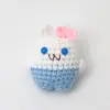 Muñecas de Dibujos Animados, Tigre de Punto de Lana, Elefante, Gallo, Productos Terminados de Tejido Creativo con Forma de Dumpling, Pequeños Adornos, Accesorios para Bolsas