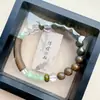 Pulsera de Sándalo Verde, Pulsera de Médula Verde Natural, Cuentas de Madera de Buda, Cuentas de Rosario, Pulseras de Pareja Hechas a Mano de Círculo Único para Hombres y Mujeres, Venta al por Mayor en Yiwu