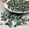Pedra Ágata Aquática Cascalho Atacado Flor de Grama Árvore Verde Fragmentos de Cristal Aquário Bonsai Pedra Parede de Fundo Decoração Mural Cola