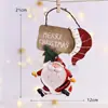 Etiqueta colgante de decoración navideña transfronteriza accesorios para árbol de Navidad personalidad creativa rojo adornos para diseño de escena navideña