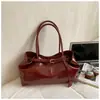 Bolsa Retro Grande Capacidade Estilo Coreano para Mulheres 2025 Nova Casual Simples Bolsa de Ombro Moda para o Dia a Dia Bolsa de Mão Bolsa de Ombro