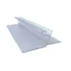 Tiras de preço personalizadas para borda externa de prateleiras, tiras de preço transparentes, tiras de etiqueta de preço de plástico