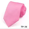 Corbata de Negocios para Hombre Banquete de Boda de Alta Gama Impermeable Rayada Negro Puro Rojo Poliéster 8cm Shengzhou