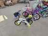 Bicicleta Infantil para Niñas 12 pulgadas 14 pulgadas 16 pulgadas 18 pulgadas Bicicleta para Bebé con Respaldo Bicicleta de Princesa para Edades 2-10 Venta al por Mayor