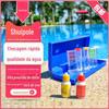 Detecção de qualidade da água da piscina reagente para teste de água agente de teste OTO caixa de teste de pH e cloro residual caixa de teste de ácido e alkali para água